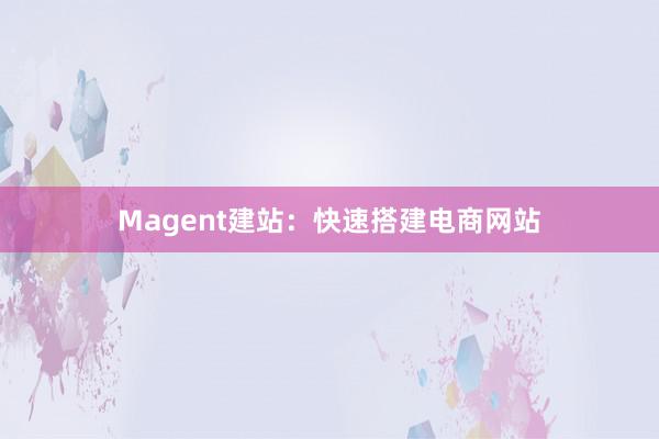 Magent建站：快速搭建电商网站